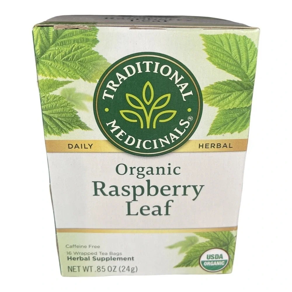 Traditional Medicinals Organic Raspberry Leaf Herbal Tea 16 ct Cramps Pregnancy